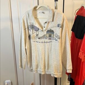 Teddi Cream Long Sleeve Top